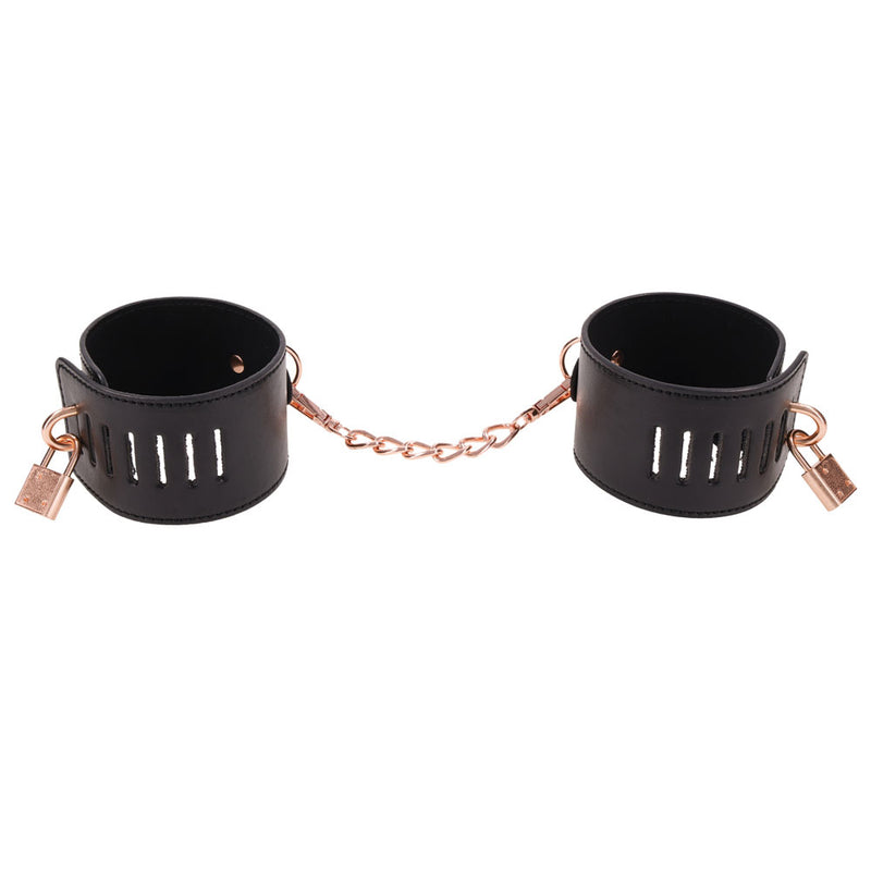 Sportsheets Brat Locking Cuffs - Black