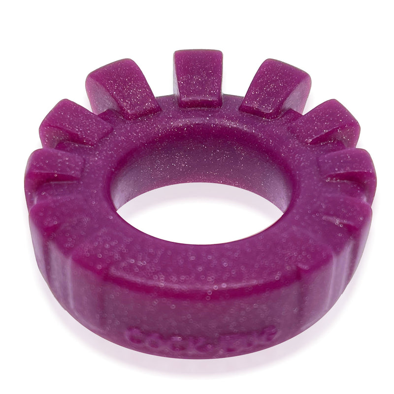 Oxballs Cock-Lug Lugged Cockring - Plum