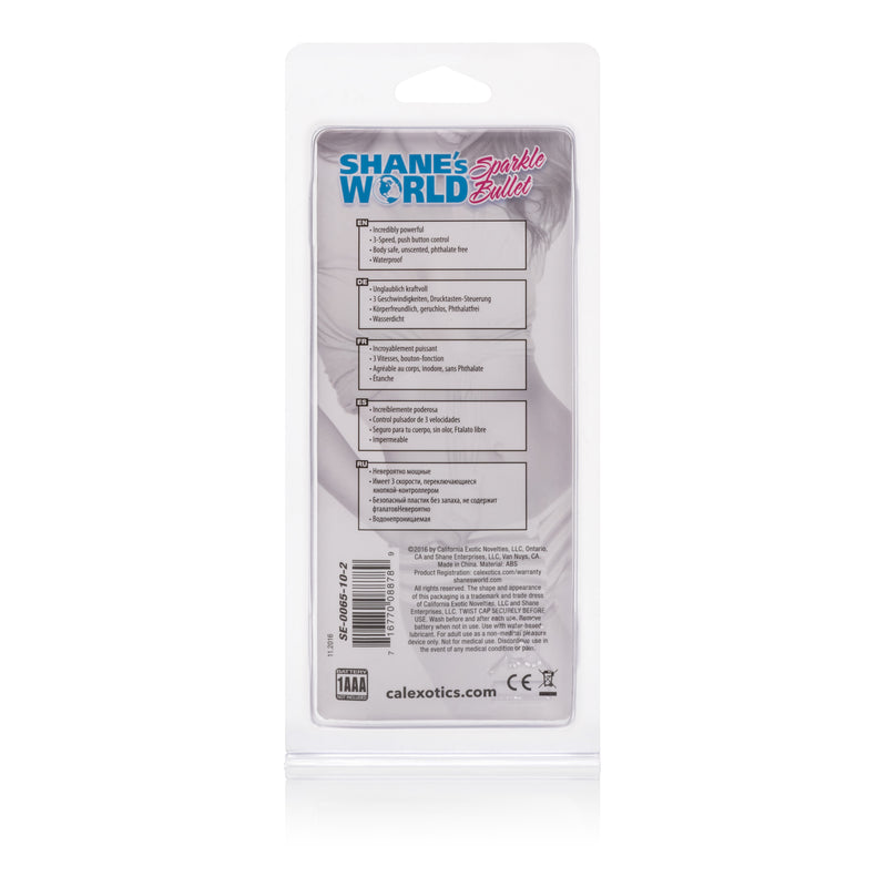 CalExotics Shane's World Sparkle Bullet - Blue