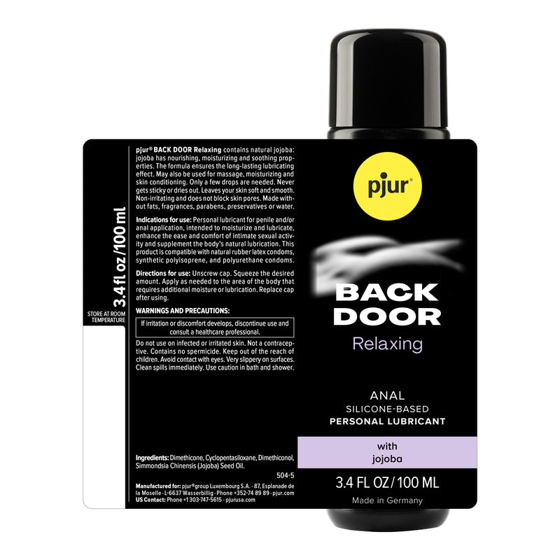 Pjur Pjur Backdoor - Anal Glide - 3.4 Fl. Oz. 100ml