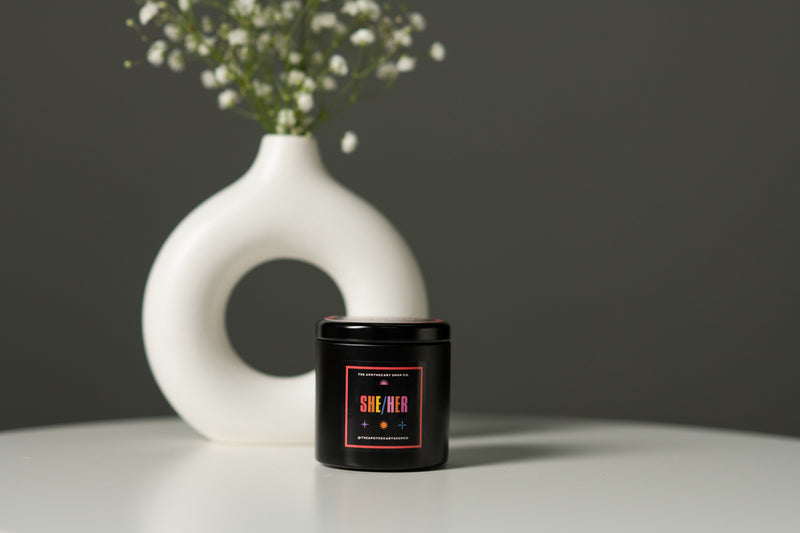 Voodoo Toys Gender Fluid Candle - She/her 4 Oz - Ocean Tide