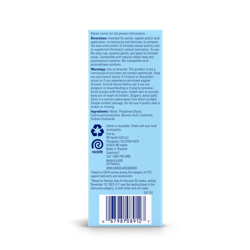 K-Y Jelly 4 Oz Tube - Large