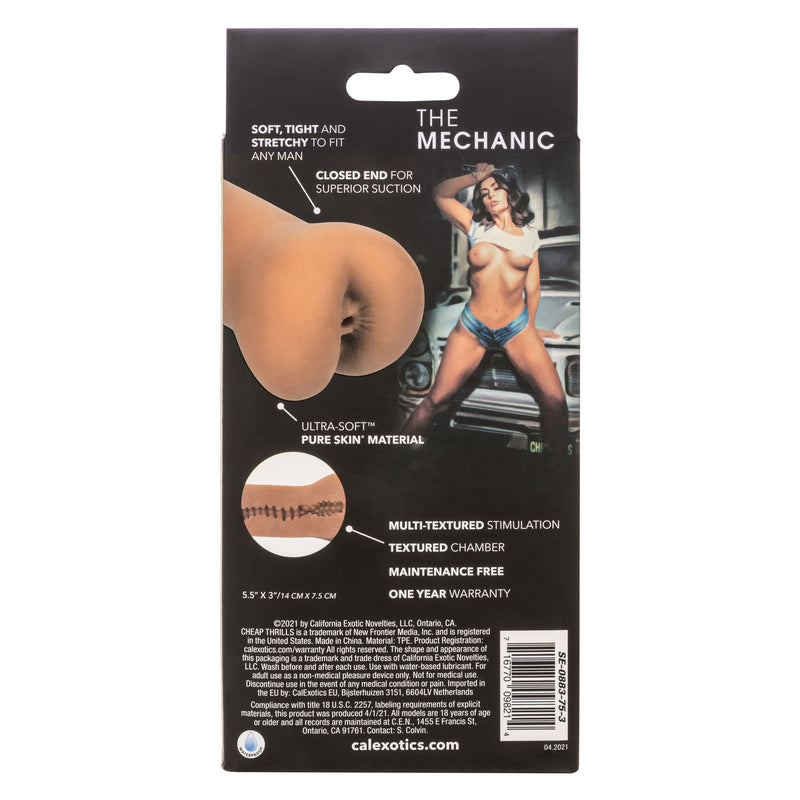 CalExotics Cheap Thrills The Mechanic - Stroker Masturbator - Realistic Pocket Pussy