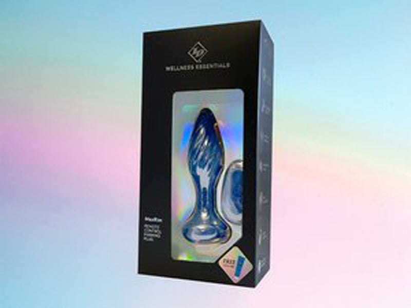 I.D. Lubricants Maxrim Remote Control Rimming Plug - Blue