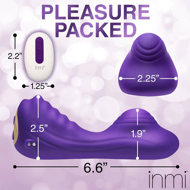 XR Brands Vibrating Silicone Grinder - Purple
