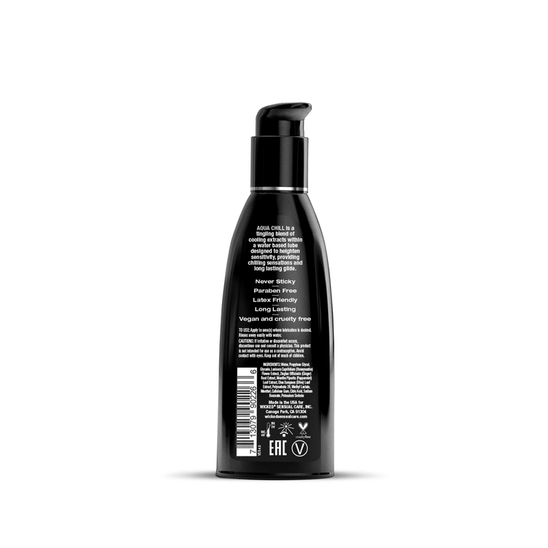 Wicked Sensual Care Aqua Chill Water Based Cooling Lubricant - 2 Fl. Oz.
