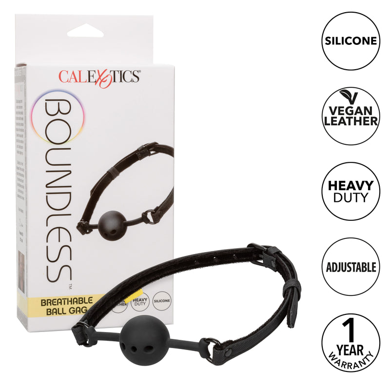 CalExotics Boundless Breathable Ball Gag - Black