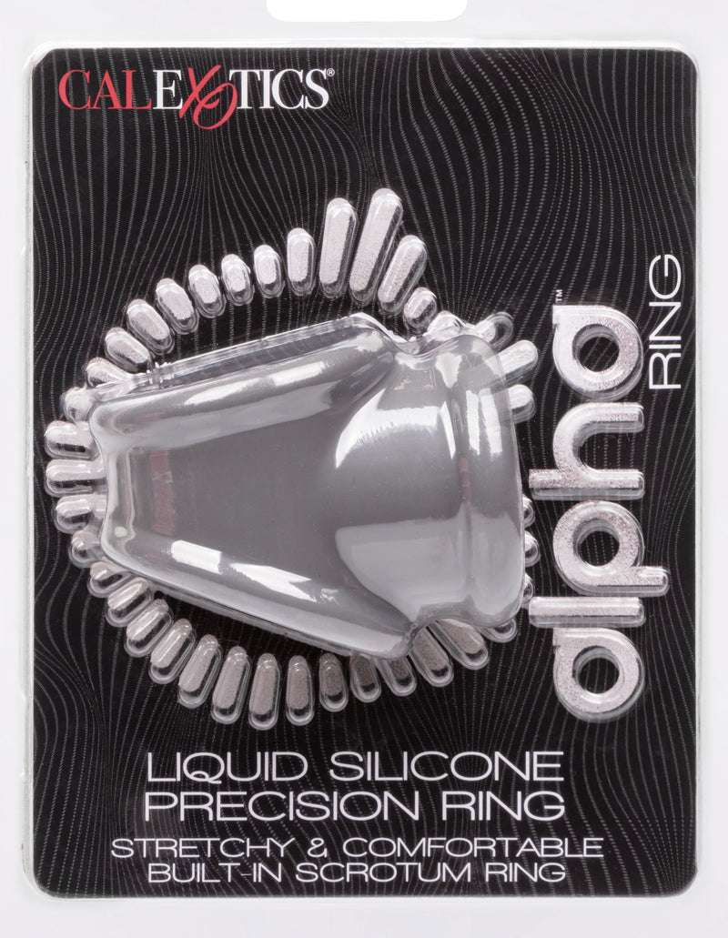 CalExotics Alpha Liquid Silicone Precision Ring - Gray
