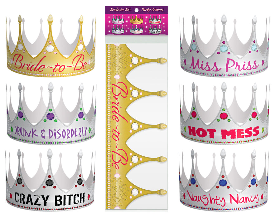 "Bride-to-Be Party Crowns KG-NVS18"