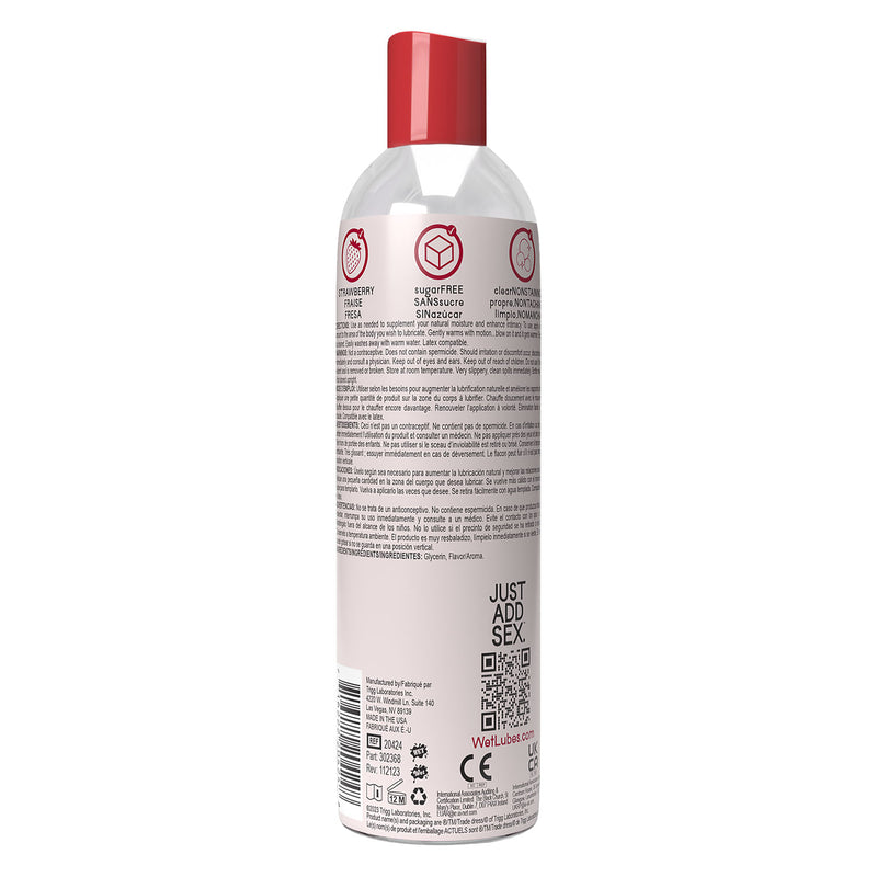Wet Wet Warming Fun Flavors - Strawberry - 4 in 1 Lubricant 4 Oz