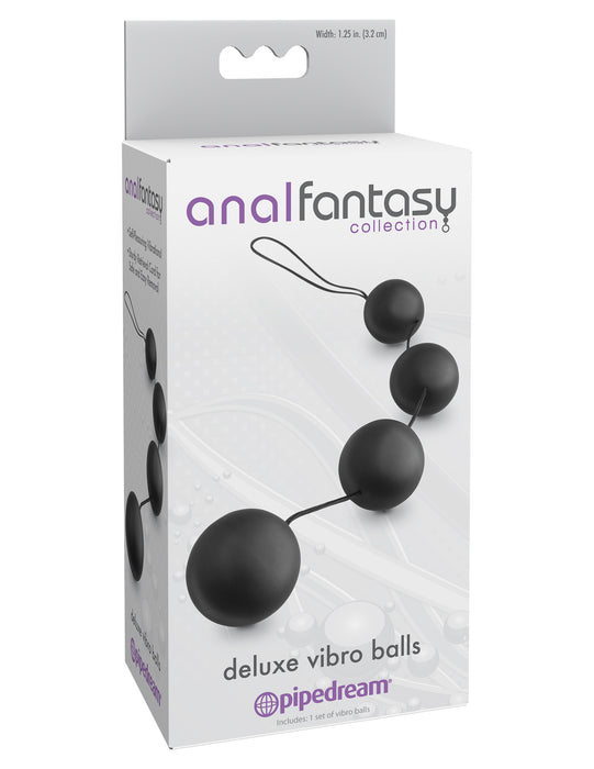 Pipedream Anal Fantasy Collection Deluxe Vibro Balls - Black