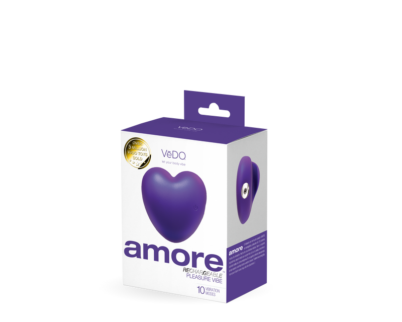 VeDO Amore Rechargeable Pleasure Vibe - Purple