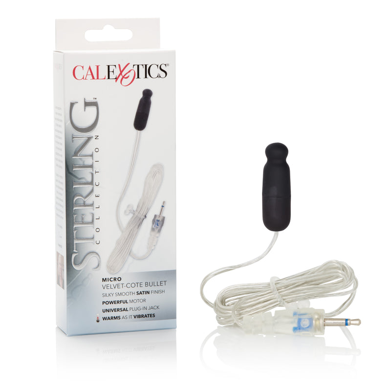 CalExotics Sterling Collection Micro Velvet-Cote Bullet
