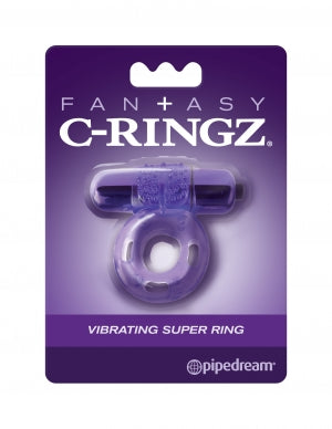 Pipedream Fantasy C-Ringz Vibrating Super Ring Purple
