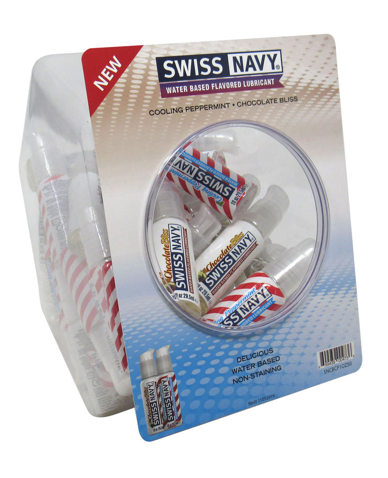 M.D. Science Lab Swiss Navy Chocolate and Peppermint 1oz 50pc Fishbowl