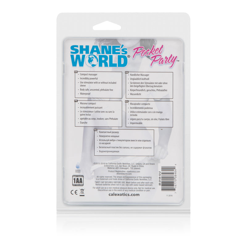 CalExotics Shanes World Pocket Party - Blue