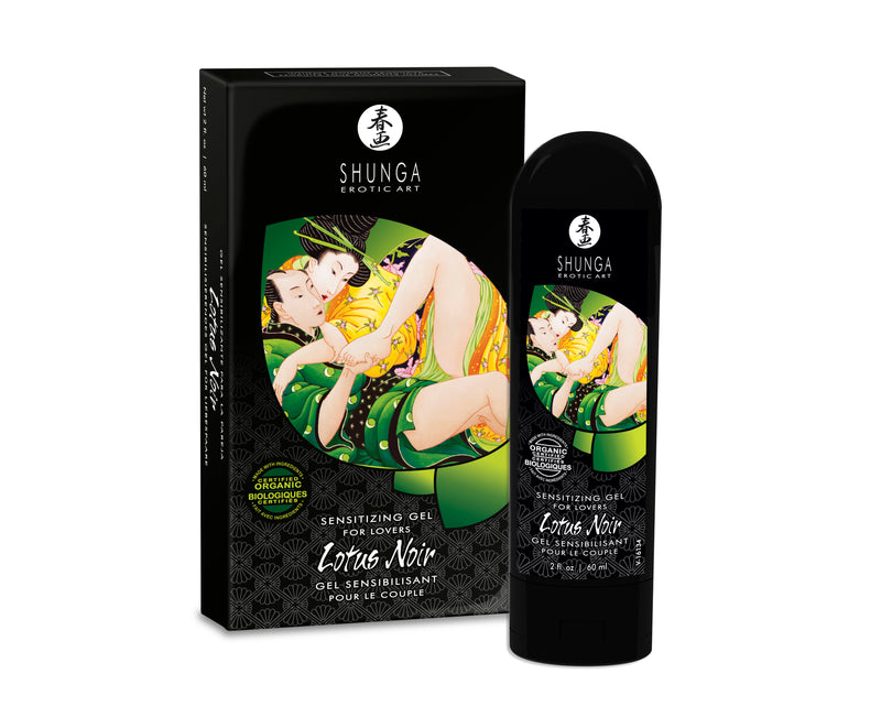 Shunga Lotus Noir - Sensitizing Gel for Lovers - 2 Fl. Oz. / 60 ml