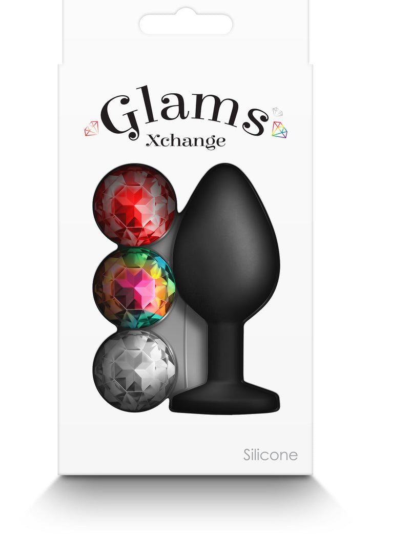 nsnovelties Glams Xchange Round - Medium - Black
