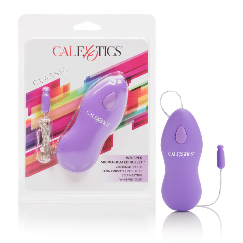 CalExotics Whisper Micro Heated Bullet - Purple