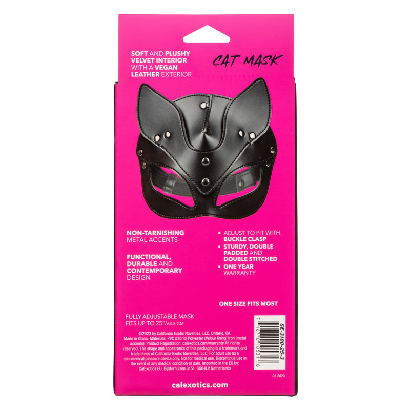 CalExotics Euphoria Collection Cat Mask - Black
