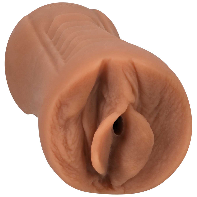 Doc Johnson Signature Strokers - Aidra Fox - Ultraskyn Pocket Pussy - Caramel - Stroker Masturbator - Realistic Pocket Pussy