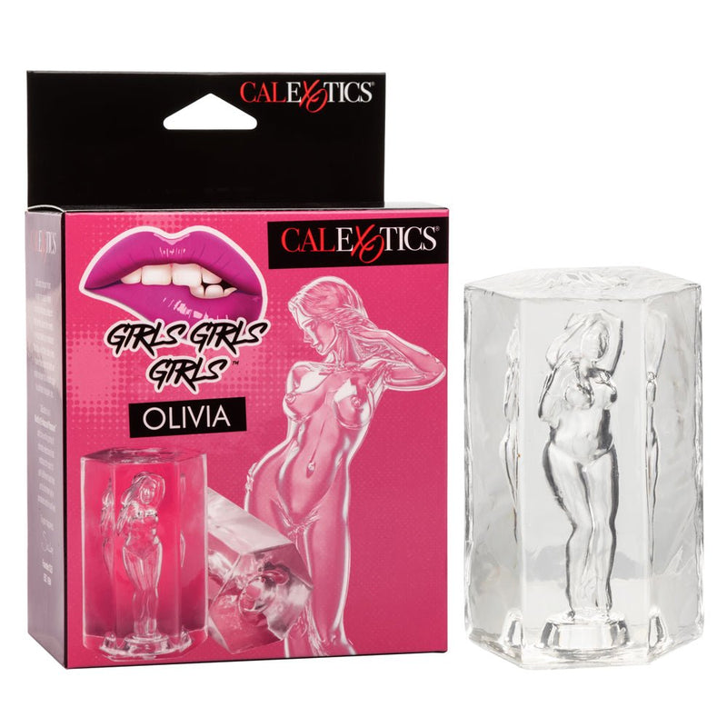 CalExotics Girls Girls Girls - Olivia - Clear - Stroker Masturbator - Pocket Pussy