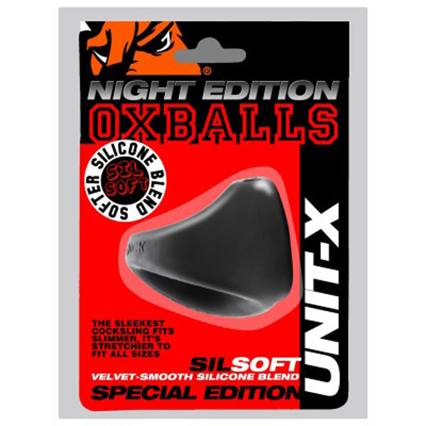 Oxballs Unit-X Stretchy Slimmer Fit Cocksling - Black