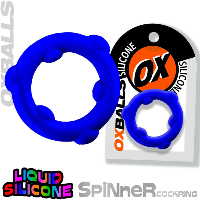 Oxballs Spinner Single Silicone Ring - Glacier Silicone