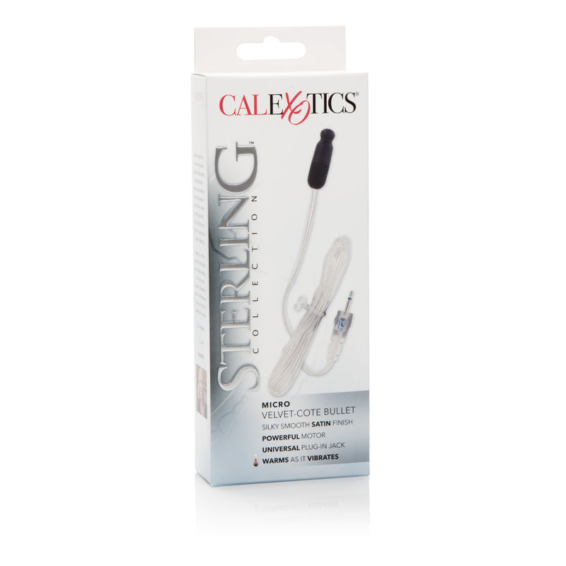 CalExotics Sterling Collection Micro Velvet-Cote Bullet
