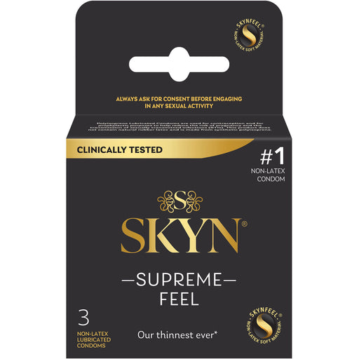 "Skyn Supreme Feel 3 Count Condoms PM00166"