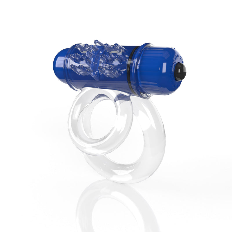 Screaming O Screaming O 4b - Double O Super Powered Vibrating Double Ring - Blueberry