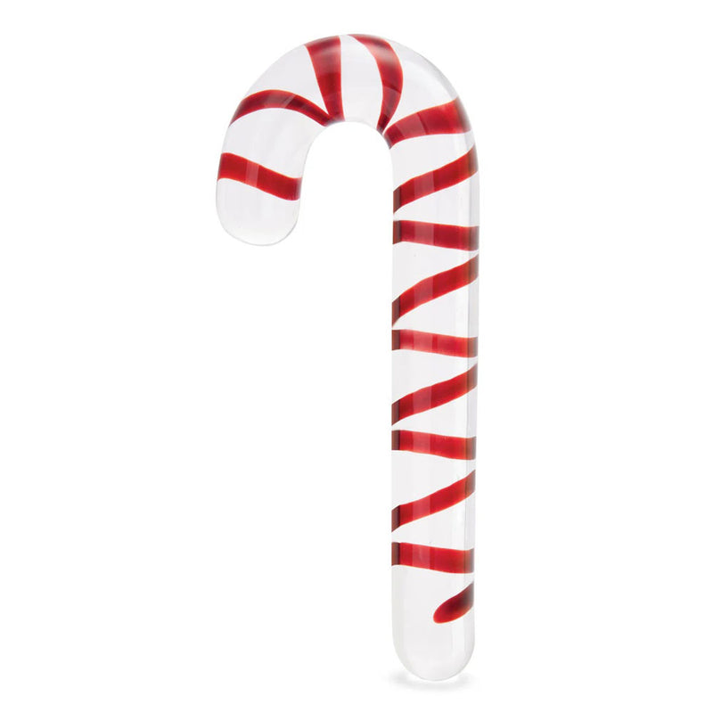 Electric Novelties Candy Cane Dream 7.5" Glass Dildo