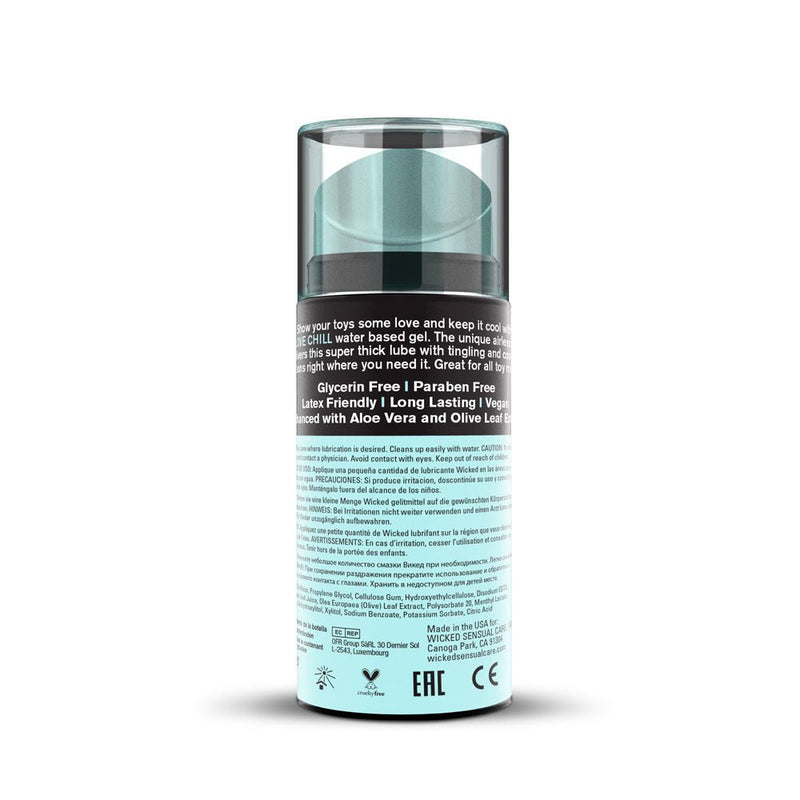 Wicked Sensual Care Toy Breeze Cooling Lubricating Gel for Intimate Toys - 3.3 Fl. Oz.
