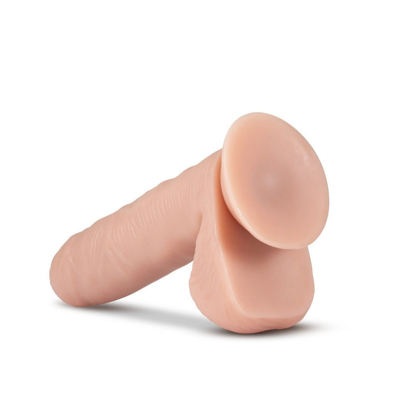 Coverboy Tony The Waiter Realistic Vanilla 7-Inch Long Dildo With Balls & Suction Cup Base