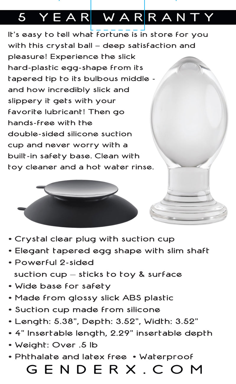 Evolved Novelties Crystal Ball - Clear