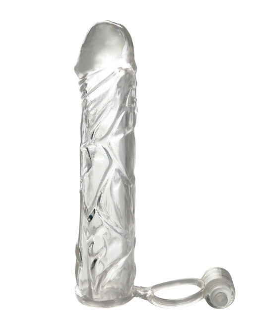 "Fantasy X-Tensions Vibrating Super Sleeve - Clear PD4134-20"
