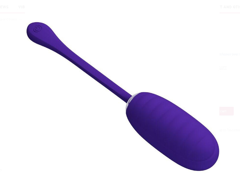 Pretty Love Kirk Rechargeable Vibrating Egg - Purple
