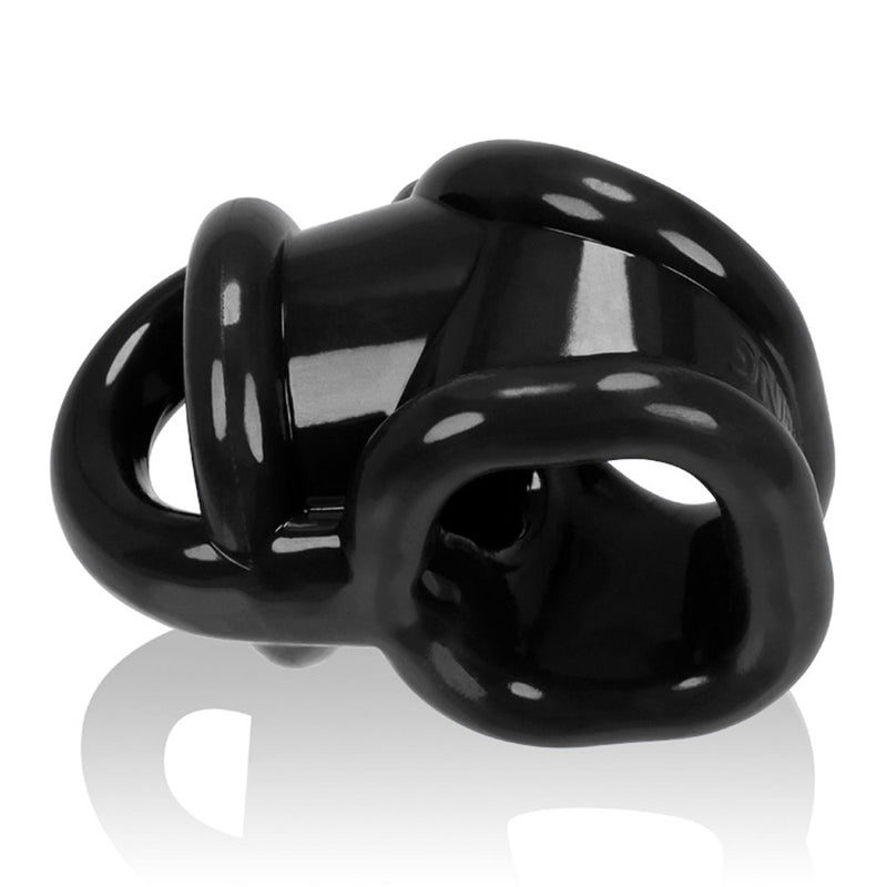 Oxballs Oxballs Ballsling Cocksling W / Splittler - Black