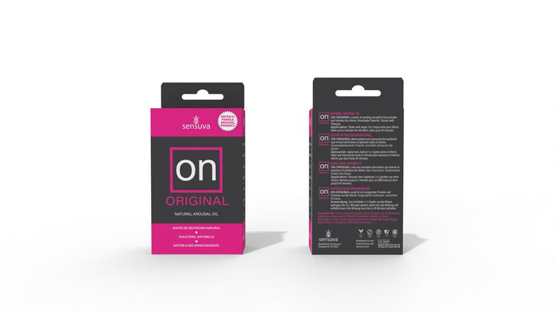Sensuva On Natural Arousal Oil - Original - Medium Box - 0.17 Fl. Oz.