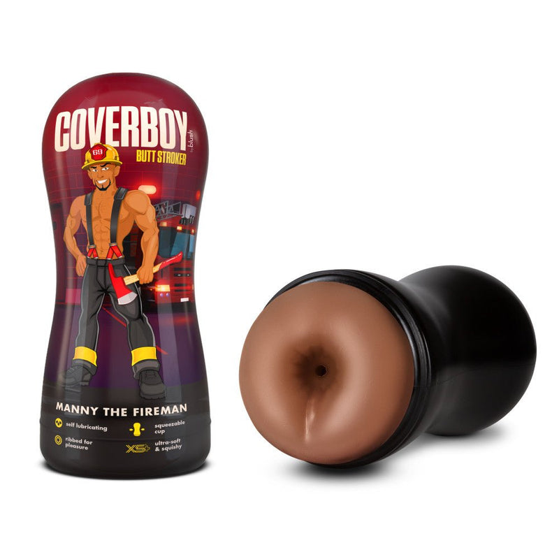 Coverboy Manny The Fireman Self Lubricating Realistic Tan Butt Stroker