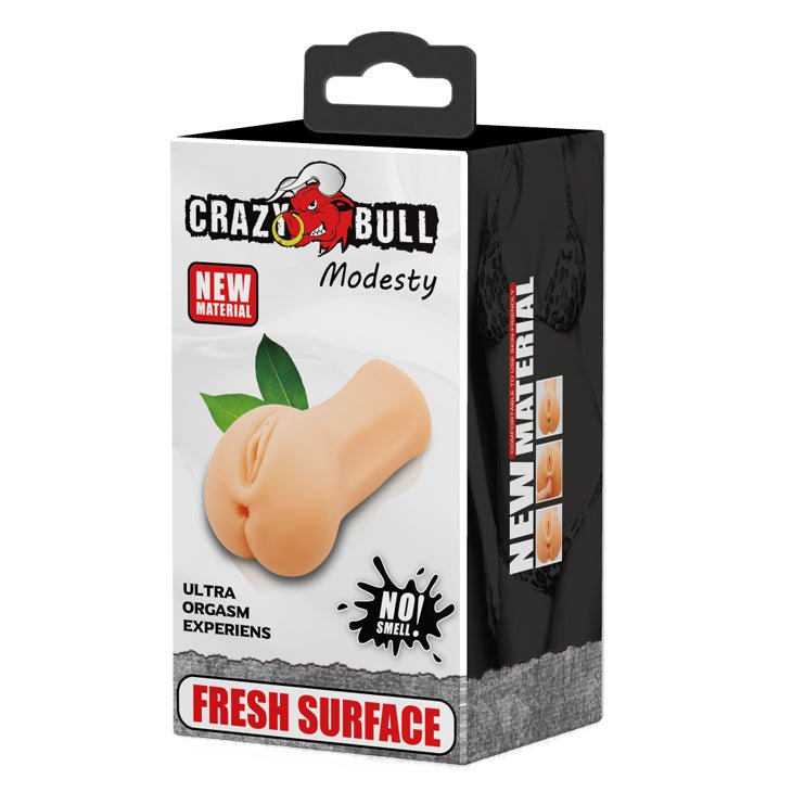 Pretty Love Crazy Bull Masturbator Sleeve - Modesty - Pussy & Ass Stroker Masturbator - Realistic Pocket Pussy
