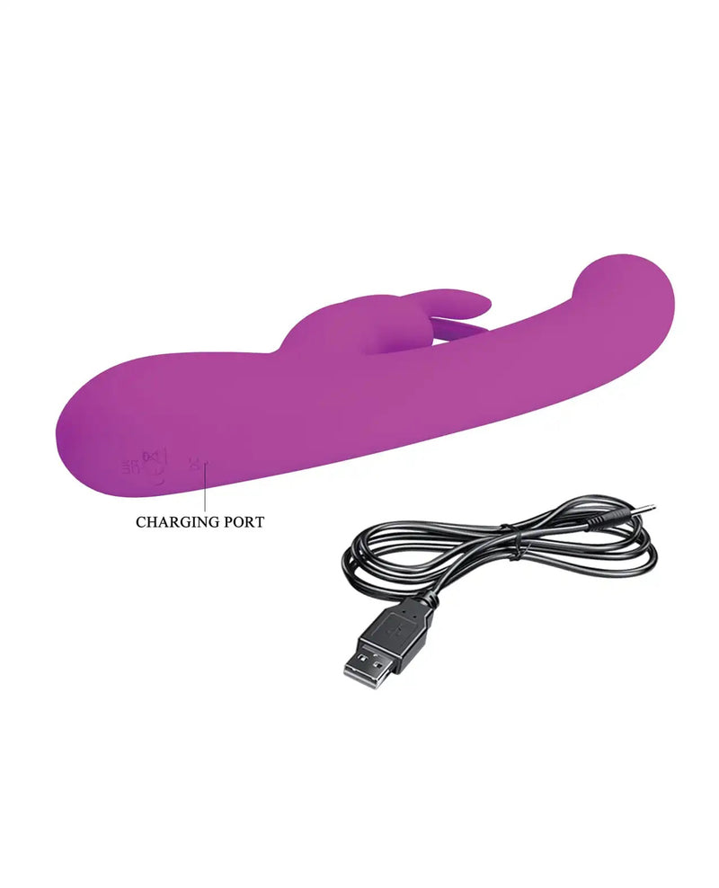Pretty Love Lamar Led Digital Display Rabbit - Fuchsia