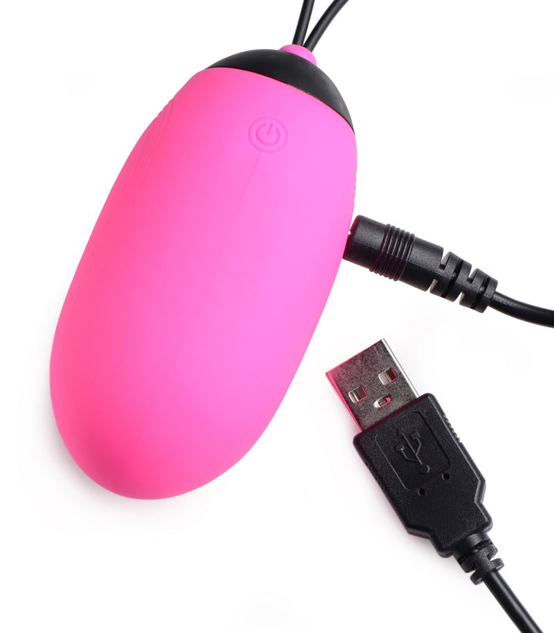 XR Brands Bang XL Silicone Vibrating Egg - Pink