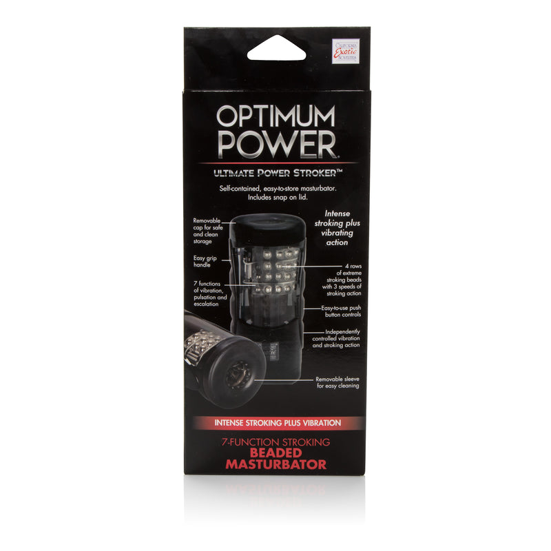 CalExotics Optimum Power Ultimate Power Stroker - Automatic Stroker Masturbator - Canister Masturbation Cup
