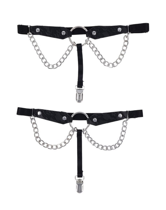 "Chain Lace Garters SS10110"