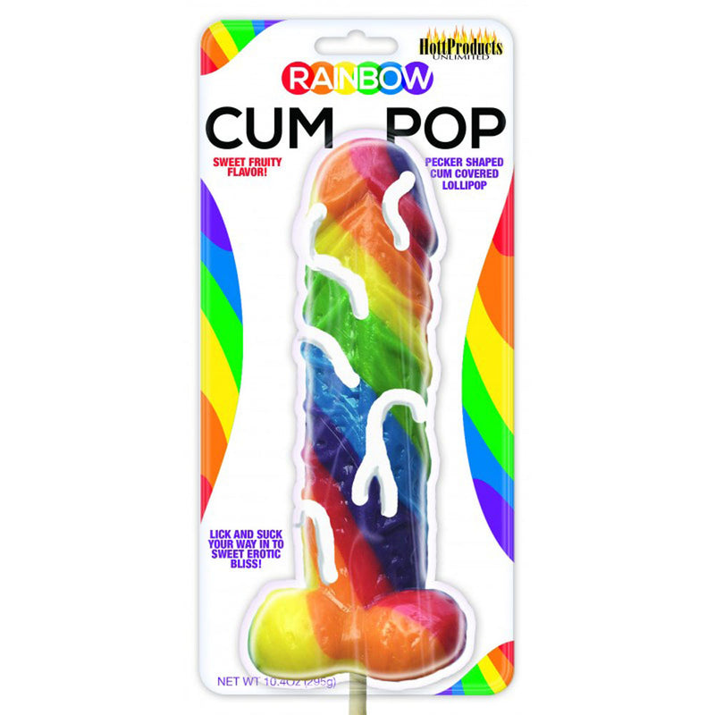 Hott Products Rainbow Cum Pops Lollipop