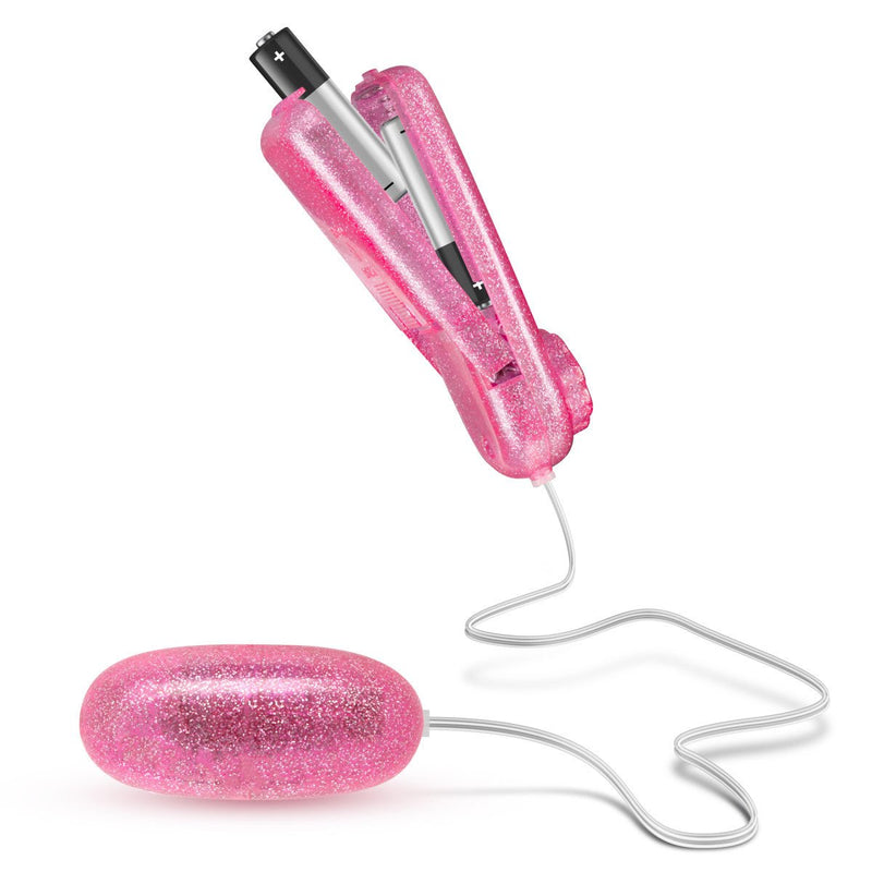 B Yours Glitter Power Bullet Pink 2.25-Inch Vibrating Bullet