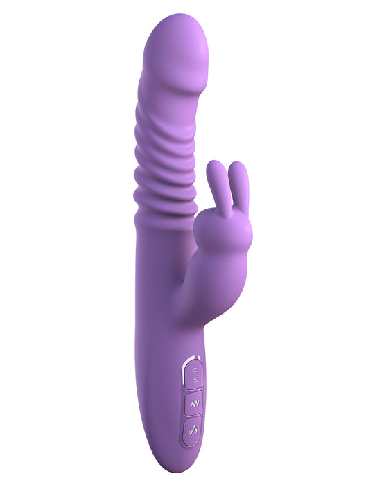 "Fantasy for Her Her Thrusting Silicone Rabbit PD4958-12"