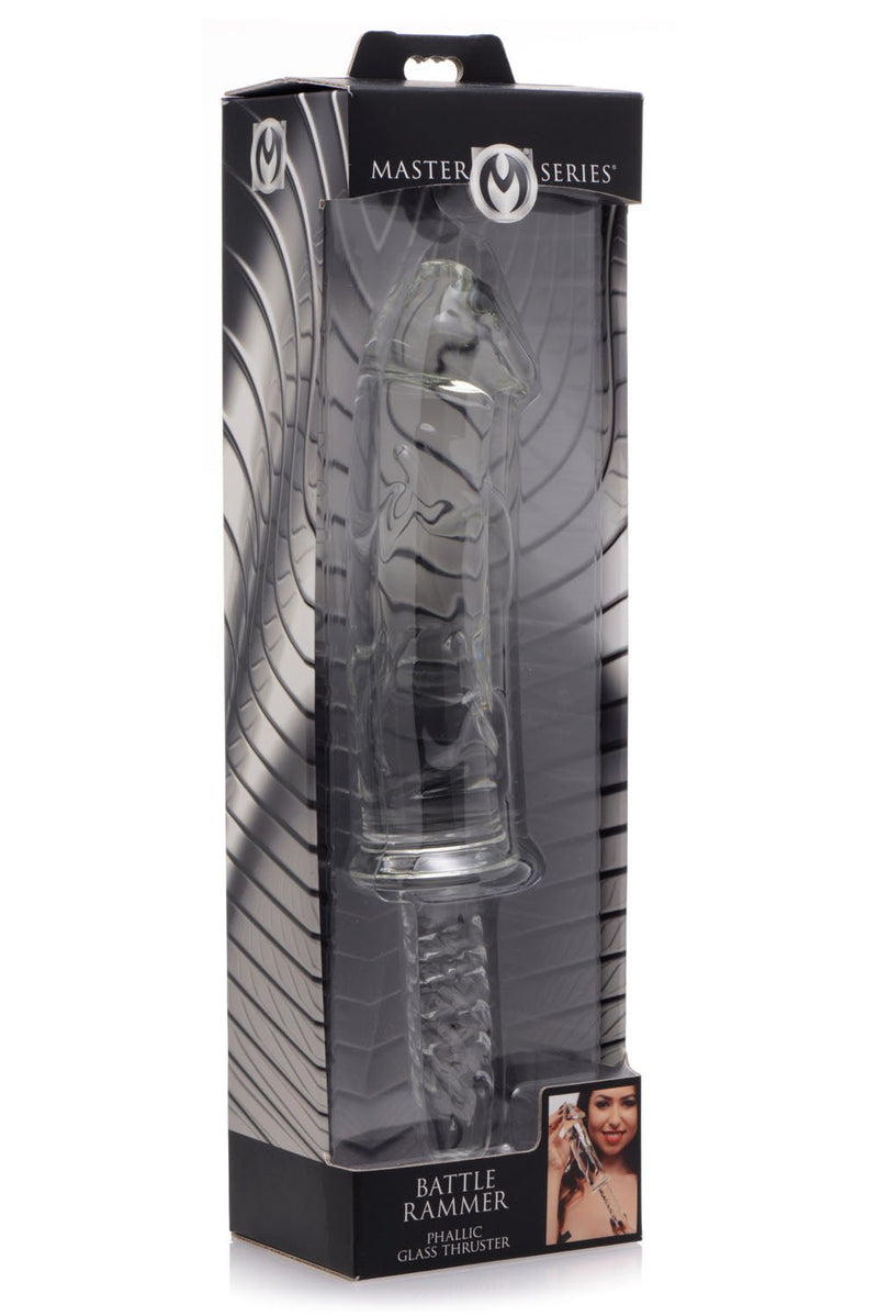 XR Brands Battle Rammer Phallic Glass Thruster
