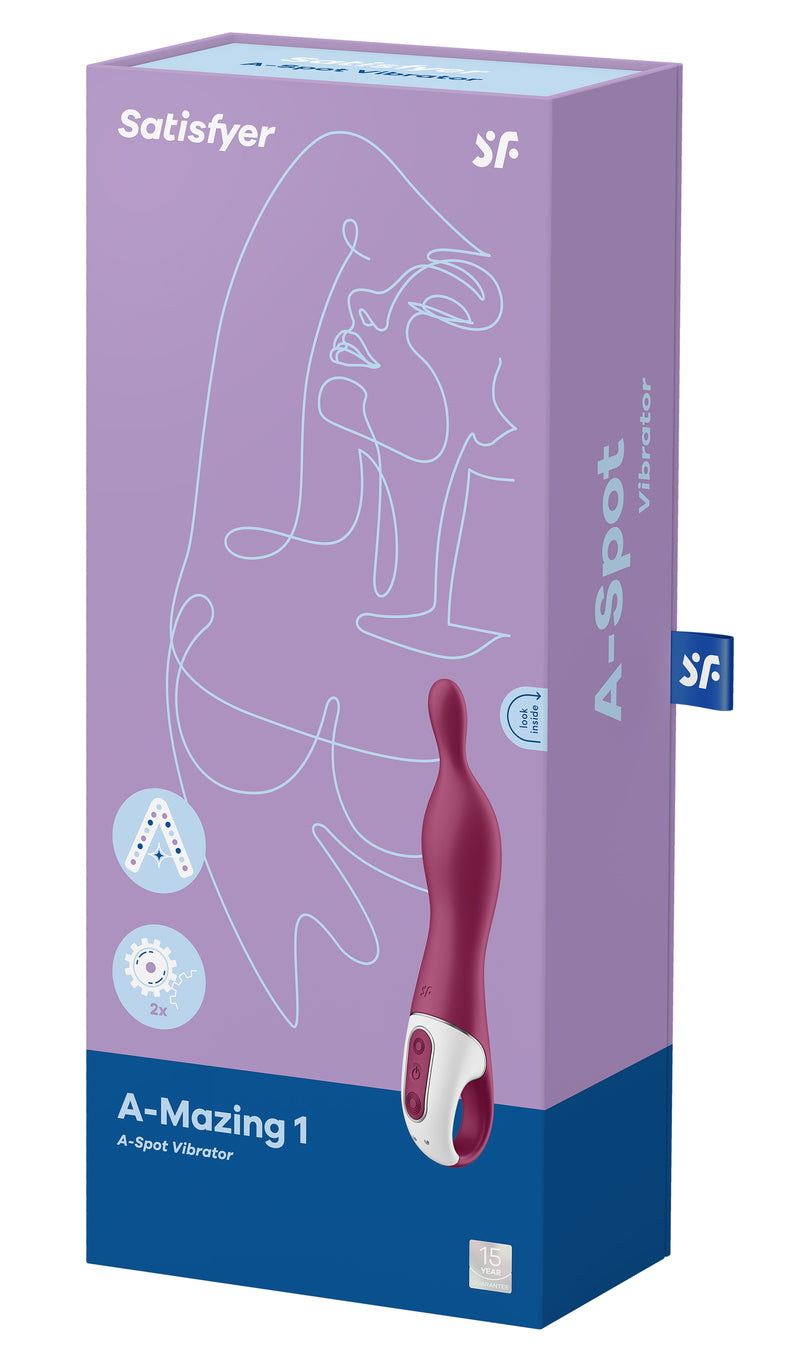 Satisfyer A-Mazing 1 a-Spot Vibrator - Berry